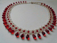 Collar Lágrima Roja